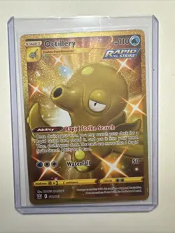 Octillery 178/163 Battle Styles NM Full Art Gold Secret Rare Pokemon Card - Image 1