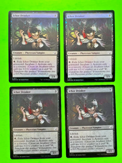 MTG March of the Machine ( Ichor Drinker ) Lot of 4 FOIL Cards 0111 - Image 1