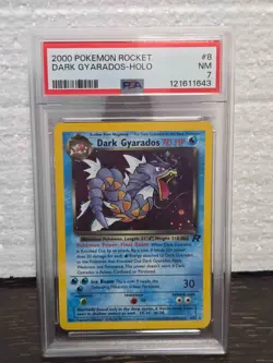 2000 POKEMON ROCKET 8 DARK GYARADOS-HOLO - PSA 7 - Image 1