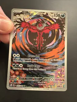 Yveltal 205/182 Paradox Rift Illustration Rare Pokemon TCG Card NM - Image 2