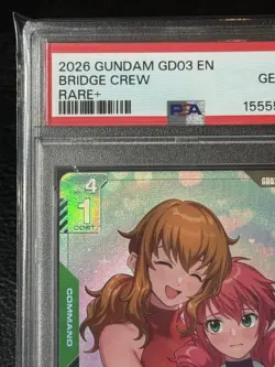 Bridge Crew GD03-105 R+ Alt Art - PSA 10 Pop 5 - Gundam Card Game: Steel Requiem - Image 2