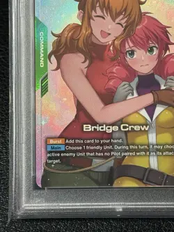 Bridge Crew GD03-105 R+ Alt Art - PSA 10 Pop 5 - Gundam Card Game: Steel Requiem - Image 5