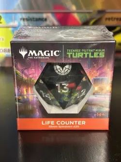 Factory Sealed Sirius Dice 55mm D20 Ninja Turtle TMNT Spindown Mtg Life Counter - Image 1