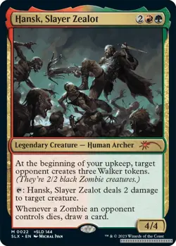 Hansk, Slayer Zealot [SLX - 22] - NM TCG MTG - Image 1