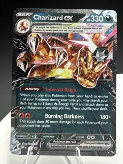 Pokemon Charizard ex Promo Mega Feraligatr ex Reshiram ex Holo Lot NM - Image 3