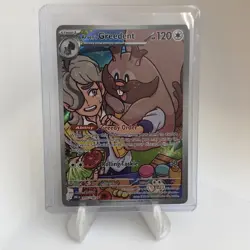 Arven’s Greedent 205/182-illustration Rare Destined Rivals Pokemon - Image 1