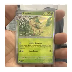 Pokemon Leafeon Sv: Prismatic Evolutions 005/131 Holo Poke Ball Pattern Rare - Image 1