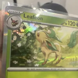 Pokemon Leafeon Sv: Prismatic Evolutions 005/131 Holo Poke Ball Pattern Rare - Image 2