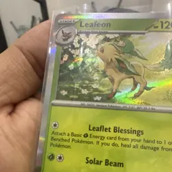 Pokemon Leafeon Sv: Prismatic Evolutions 005/131 Holo Poke Ball Pattern Rare - Image 5