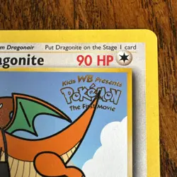 Pokemon Dragonite Wizards Black Star Movie Promo 2 Regular TCG Exc nr mint - Image 3