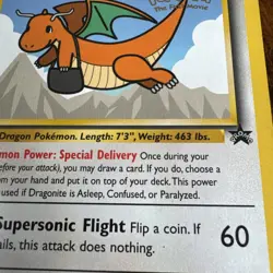 Pokemon Dragonite Wizards Black Star Movie Promo 2 Regular TCG Exc nr mint - Image 4