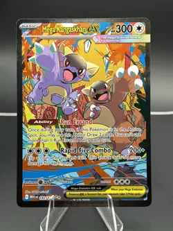 The Pokemon Company Pokemon TCG Mega Kangaskhan EX 182/132 Me01 Holo EN 300 HP - Image 1