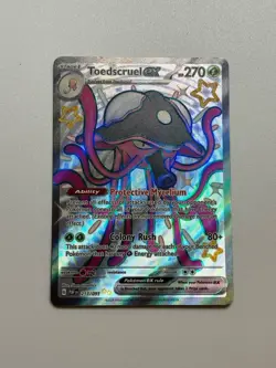 Toedscruel EX 213/091 Shiny Ultra Rare Pokemon Scarlet & Violet Paldean Fates NM - Image 1