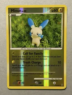 Pokemon TCG Minun 71/147 Supreme Victors Reverse Holo 2009 - Image 1