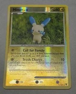 Pokemon TCG Minun 71/147 Supreme Victors Reverse Holo 2009 - Image 2