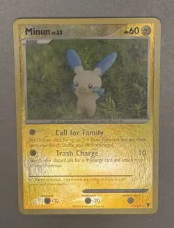 Pokemon TCG Minun 71/147 Supreme Victors Reverse Holo 2009 - Image 3