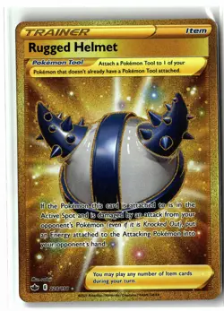 Rugged Helmet ⭐ 228/198 Holo Secret Rare Chilling Reign 2021 Pokemon NM - Image 1
