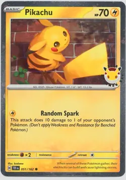 Pikachu #051 Pokemon Day 2026 Promo, Head Swirl - Image 2