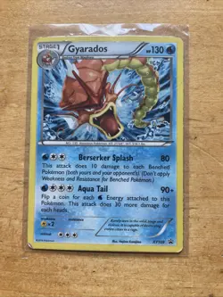 Pokemon Gyarados XY109 Shiny Holo Black Star - Image 1