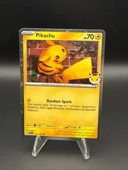 Pikachu (Pokemon Day 2026) 051/162 Holo Pokemon Holo NM - Image 1