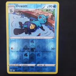 Dewott 042/189 Uncommon Astral Radiance Pokemon Reverse Holo NM - Image 1