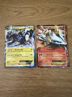 Pokemon - 2012 Reshiram EX B&W Promo + 2012 Zekrom EX 51/99 - Image 1