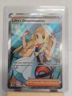 Pokemon TCG Ultra Rare Lillie's Determination #169/132 Mega Evolution - Image 2