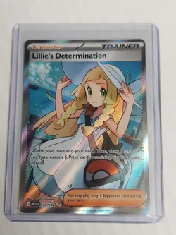 Pokemon TCG Ultra Rare Lillie's Determination #169/132 Mega Evolution - Image 3