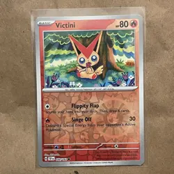 Victini - 030/162 - Pokemon TCG Temporal Forces (2024) - NM - Reverse Holo - Image 1