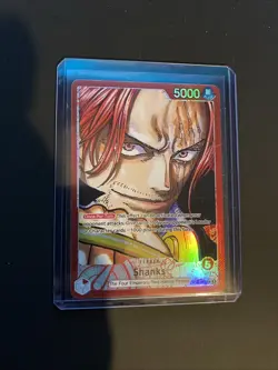 Shanks Leader OP09-001 Parallel [L PAR] Emperors in the New World One Piece - Image 1
