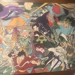 One Piece 1st Anniversary English Playmat And Box - Image 3