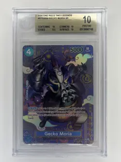 ONE PIECE GECKO MORIA SP from Two Legends ST03-004 BGS 10 pristine English - Image 1