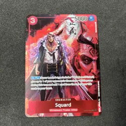 • Squard • OP02-009 Full Art Foil Box Topper Paramount War One Piece TCG - Image 1