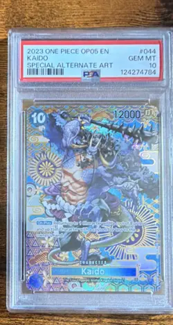 Bandai Kaido OP04-044 Awakening of the New Era Special Alternate Art Foil PSA 10 - Image 1