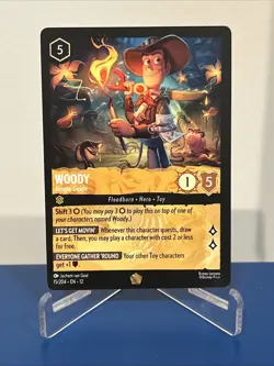 Disney Lorcana Woody Jungle Guide Wilds Unknown Legendary 15/204 Non Foil - Image 1