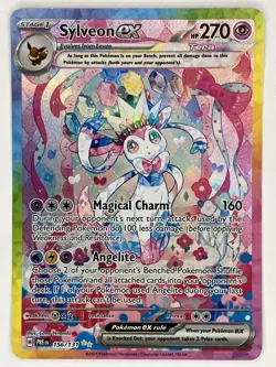 Sylveon ex NM SIR 156/131 Sv: Prismatic Evolutions Pokemon TCG Holo - Image 1