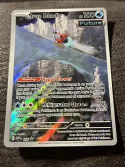 Pokemon TCG Iron Bundle 066 - Paradox Rift Black Star Promo NM Illustration Rare - Image 3