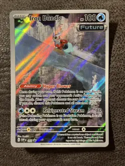 Pokemon TCG Iron Bundle 066 - Paradox Rift Black Star Promo NM Illustration Rare - Image 4