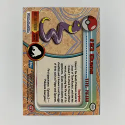 Ekans #23 Non Holo Blue Logo Topps Pokemon TV Animation Edition Near Mint NM - Image 2