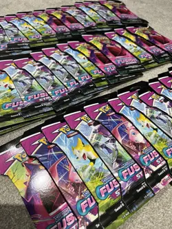Pokemon SWSH Fusion Strike Sleeved Booster Pack x 36 Sealed (Booster Box Eqv.) - Image 3