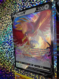 Pokemon TCG: Silver Tempest Ultra Rare 140/195 Ho-Oh V; Holo 001/025 Ho-Oh - Image 4