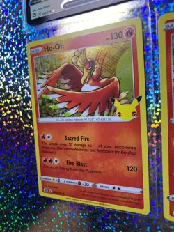 Pokemon TCG: Silver Tempest Ultra Rare 140/195 Ho-Oh V; Holo 001/025 Ho-Oh - Image 5