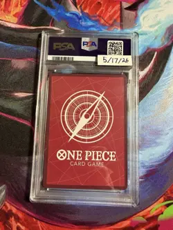 PSA 10 Shanks OP09-001 Leader 2nd Anniversary Set Gem Mint ONE PIECE CCG EN - Image 2