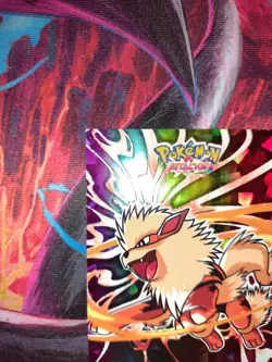 Arcanine #059 Pokemon Attacks Card Database Kanto EIF Shattered Ice Holo - Image 5