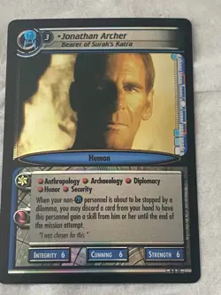 Star Trek CCG 2E JONATHAN ARCHER "Bearer of Katra" Foil Card (NM) - Image 1