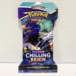 1x Sealed Pokemon TCG Card Chilling Reign Sleeved Booster Pack - Sword & Shield - Image 1