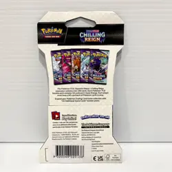 1x Sealed Pokemon TCG Card Chilling Reign Sleeved Booster Pack - Sword & Shield - Image 2