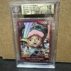 2023 One Piece Premium Card Film Red #ST0-006 Tony Tony Chopper BGS Pristine 10 - Image 1