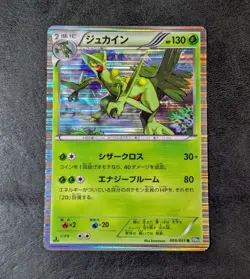 ++ Pokemon Card Game TCG Sceptile 1st 005/051 R BW8 Holo JAPANESE - Image 1
