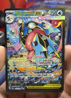 ENGLISH Mega Greninja EX SIR 116/086. Plus Full Art Variant/Trainer Card. - Image 1
